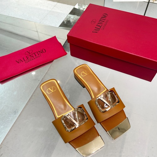 Replica Valentino Slippers For Women #1064007 $85.00 USD for Wholesale