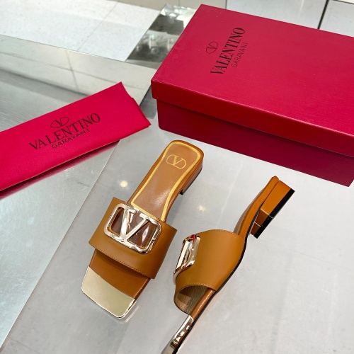 Replica Valentino Slippers For Women #1064007 $85.00 USD for Wholesale
