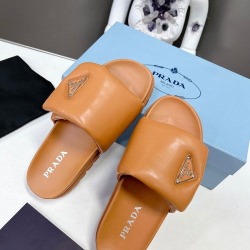 Replica Prada Slippers For Women #1064034 $80.00 USD for Wholesale