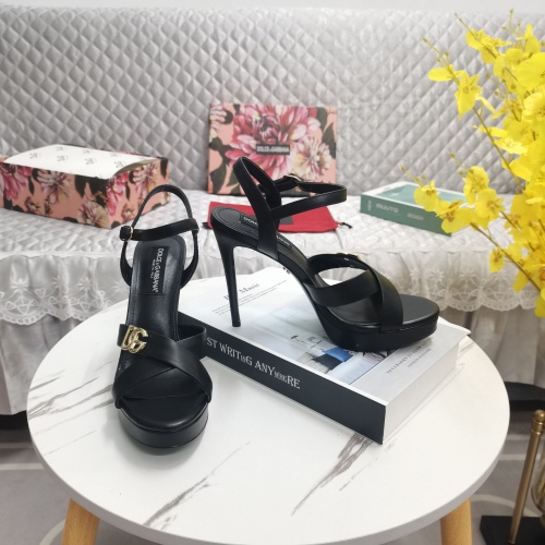 Replica Dolce & Gabbana D&G Sandal For Women #1064073 $130.00 USD for Wholesale