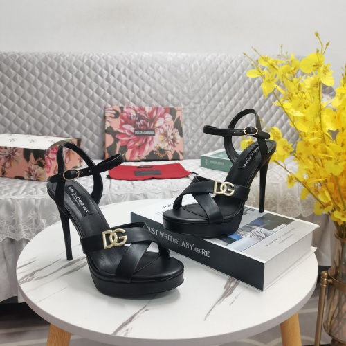 Replica Dolce & Gabbana D&G Sandal For Women #1064073 $130.00 USD for Wholesale