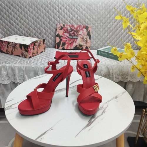 Replica Dolce & Gabbana D&G Sandal For Women #1064076 $130.00 USD for Wholesale