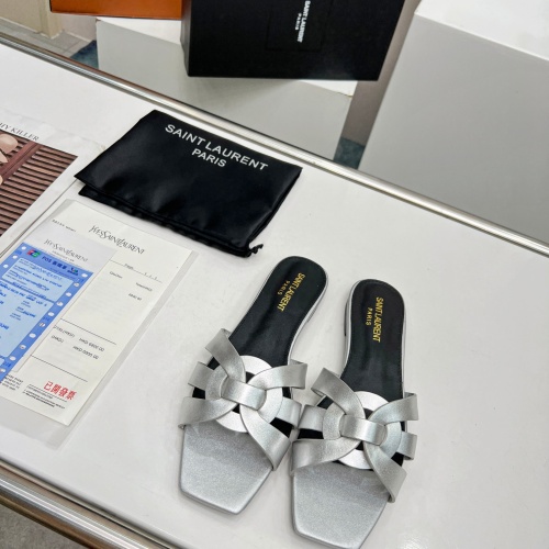 Replica Yves Saint Laurent YSL Slippers For Women #1064078 $80.00 USD for Wholesale