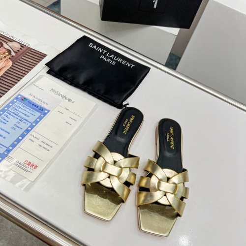 Replica Yves Saint Laurent YSL Slippers For Women #1064079 $80.00 USD for Wholesale