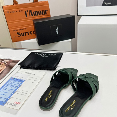 Replica Yves Saint Laurent YSL Slippers For Women #1064088 $80.00 USD for Wholesale