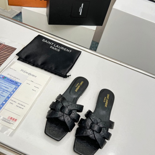 Replica Yves Saint Laurent YSL Slippers For Women #1064091 $80.00 USD for Wholesale