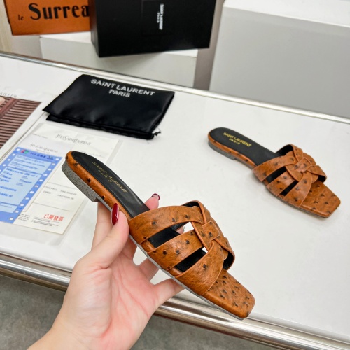 Replica Yves Saint Laurent YSL Slippers For Women #1064095 $80.00 USD for Wholesale