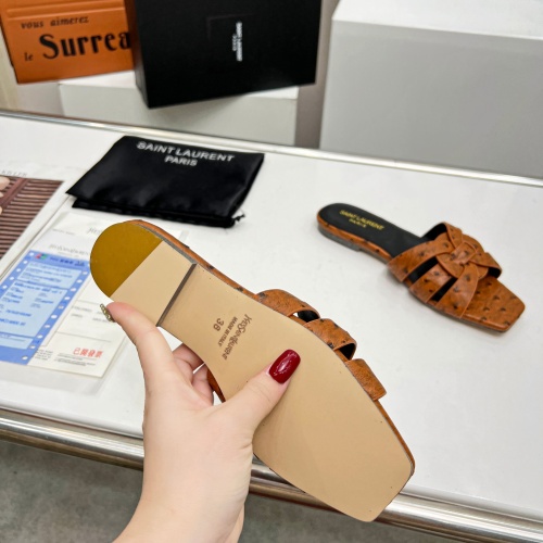 Replica Yves Saint Laurent YSL Slippers For Women #1064095 $80.00 USD for Wholesale