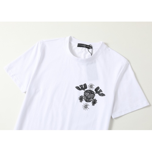 Replica Alexander McQueen T-shirts Short Sleeved For Men #1064590 $24.00 USD for Wholesale