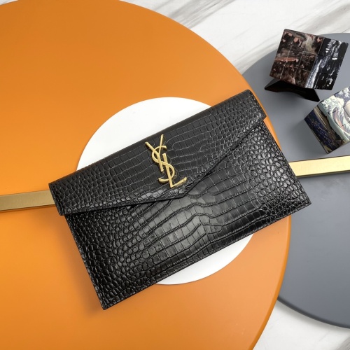 Yves Saint Laurent AAA Quality Wallets For Women #1064614 $115.00 USD, Wholesale Replica Yves Saint Laurent AAA Wallets