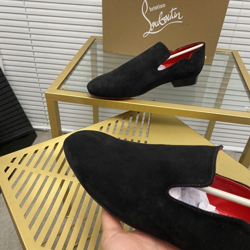 Replica Christian Louboutin Leather Shoes For Men #1065342 $85.00 USD for Wholesale