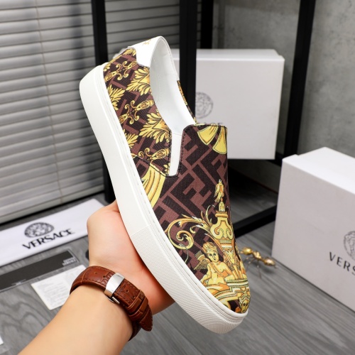 Replica Versace Casual Shoes For Men #1065758 $72.00 USD for Wholesale