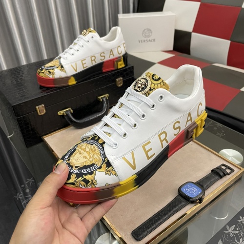 Replica Versace Casual Shoes For Men #1065771 $72.00 USD for Wholesale