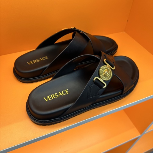 Replica Versace Slippers For Men #1066070 $56.00 USD for Wholesale