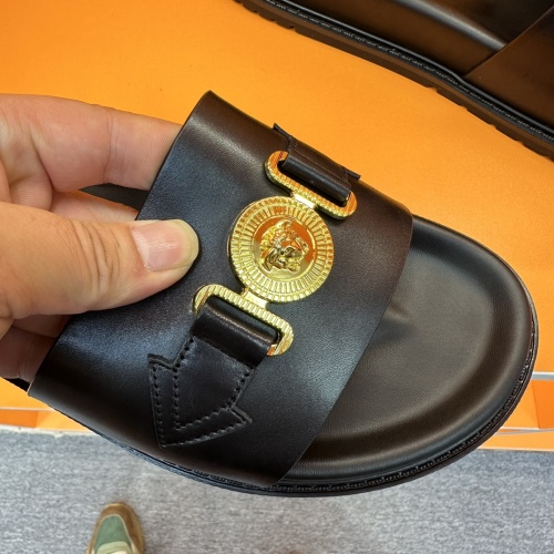 Replica Versace Slippers For Men #1066071 $56.00 USD for Wholesale