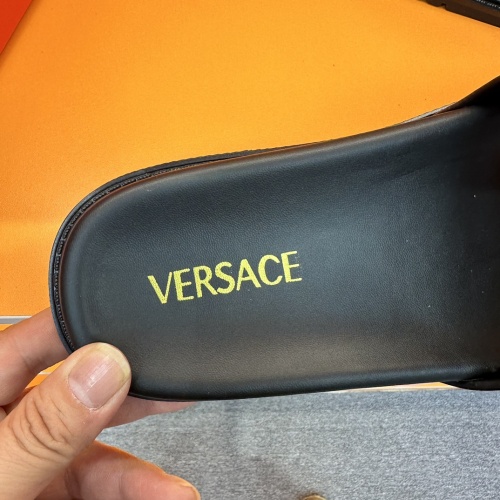 Replica Versace Slippers For Men #1066071 $56.00 USD for Wholesale