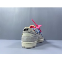 $108.00 USD Nike & Off-White Dunk-Low For Men #1063597