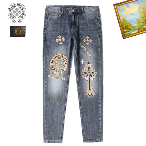 Chrome Hearts Jeans For Men #1067022 $48.00 USD, Wholesale Replica Chrome Hearts Jeans
