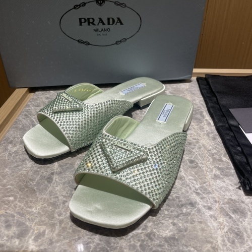 Replica Prada Slippers For Women #1067226 $98.00 USD for Wholesale