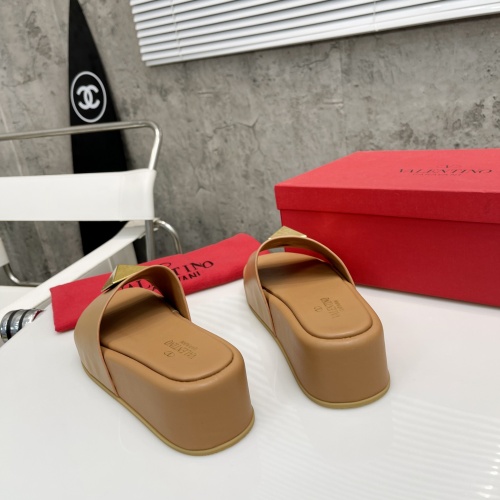 Replica Valentino Slippers For Women #1067617 $80.00 USD for Wholesale