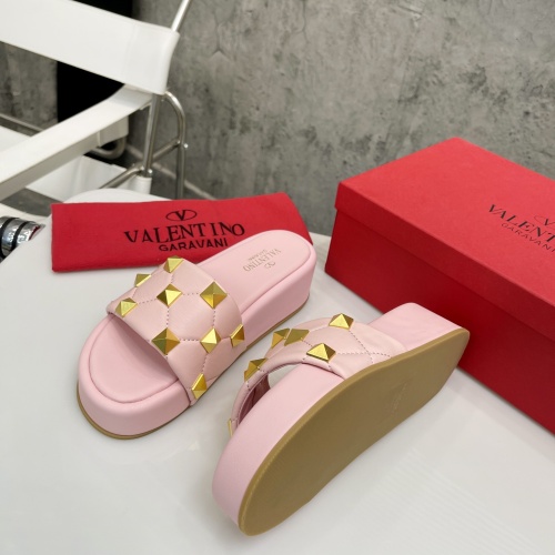 Replica Valentino Slippers For Women #1067622 $82.00 USD for Wholesale