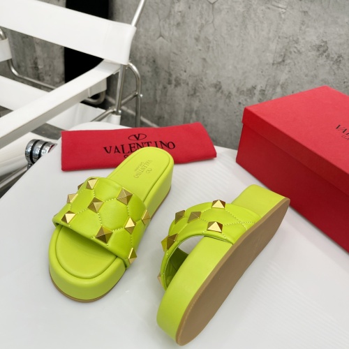 Replica Valentino Slippers For Women #1067624 $82.00 USD for Wholesale