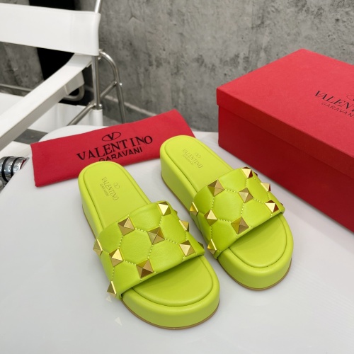 Replica Valentino Slippers For Women #1067624 $82.00 USD for Wholesale