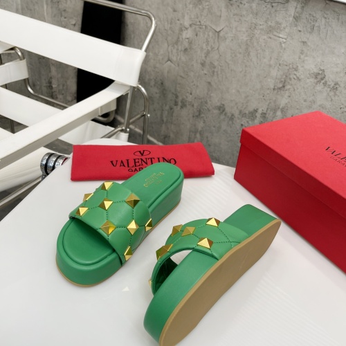 Replica Valentino Slippers For Women #1067628 $82.00 USD for Wholesale