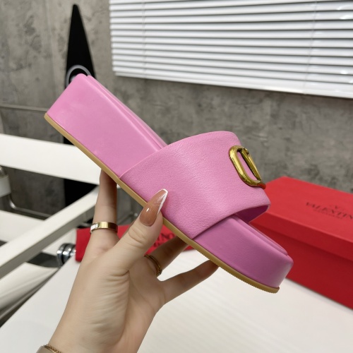 Replica Valentino Slippers For Women #1067633 $80.00 USD for Wholesale
