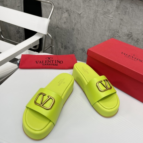 Replica Valentino Slippers For Women #1067634 $80.00 USD for Wholesale