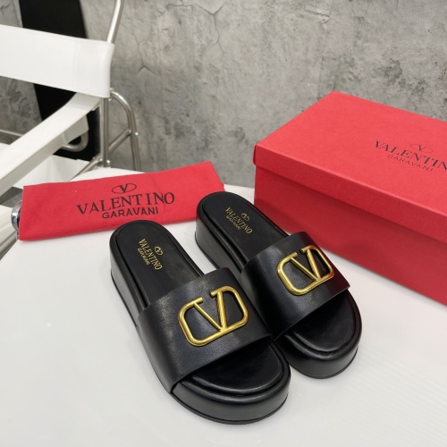 Replica Valentino Slippers For Women #1067642 $80.00 USD for Wholesale