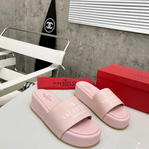 Replica Valentino Slippers For Women #1067648 $80.00 USD for Wholesale