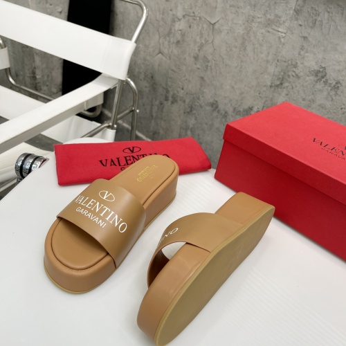 Replica Valentino Slippers For Women #1067666 $80.00 USD for Wholesale