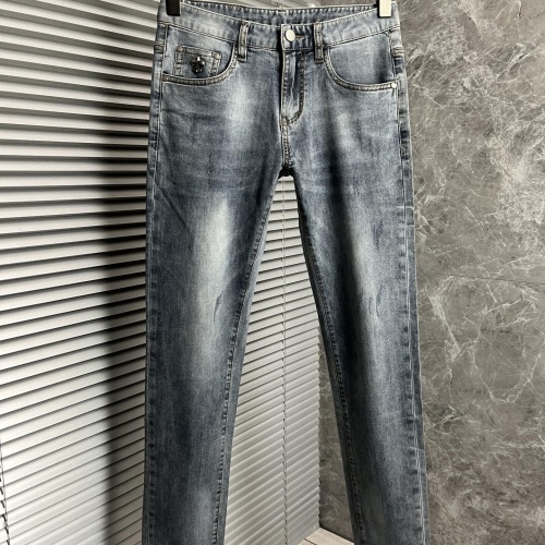 Replica Chrome Hearts Jeans For Men #1068210 $60.00 USD for Wholesale