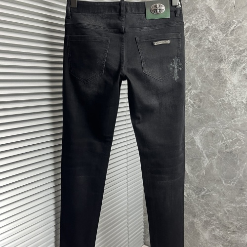 Replica Chrome Hearts Jeans For Men #1068212 $60.00 USD for Wholesale