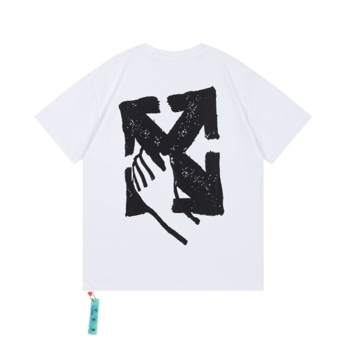 Off-White T-Shirts Short Sleeved For Unisex #1068249 $27.00 USD, Wholesale Replica Off-White T-Shirts