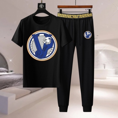 Versace Tracksuits Short Sleeved For Men #1068432 $76.00 USD, Wholesale Replica Versace Tracksuits