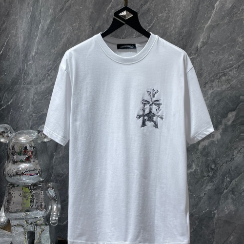 Replica Chrome Hearts T-Shirts Short Sleeved For Unisex #1068559 $36.00 USD for Wholesale