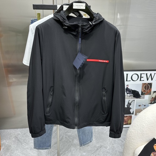 Prada New Jackets Long Sleeved For Men #1068626 $105.00 USD, Wholesale Replica Prada Jackets