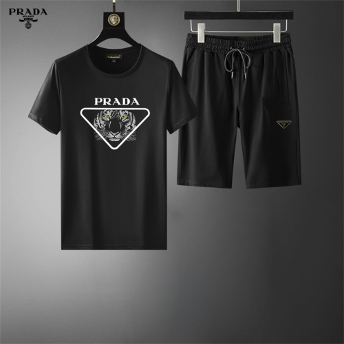 Prada Tracksuits Short Sleeved For Men #1068682