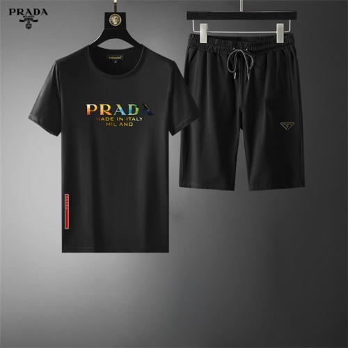 Prada Tracksuits Short Sleeved For Men #1068688