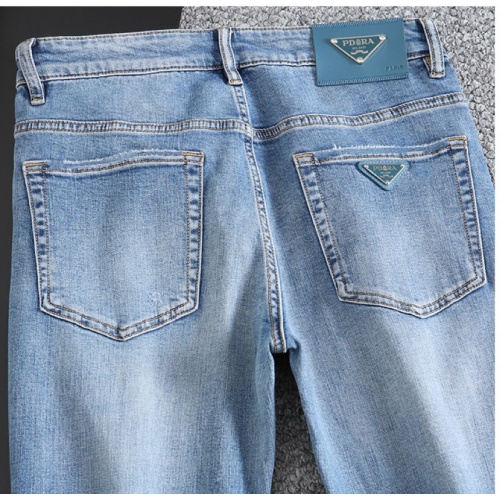 Replica Prada Jeans For Men #1068748 $60.00 USD for Wholesale