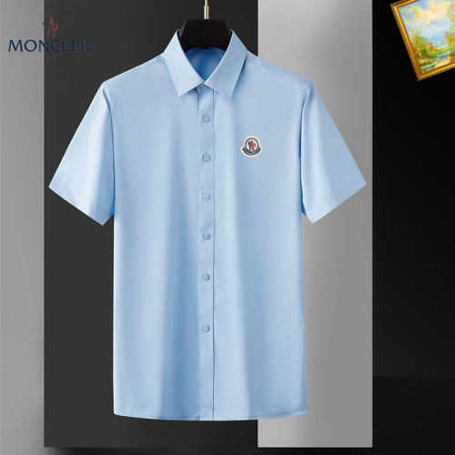 Moncler Shirts Short Sleeved For Men #1069348 $38.00 USD, Wholesale Replica Moncler Shirts