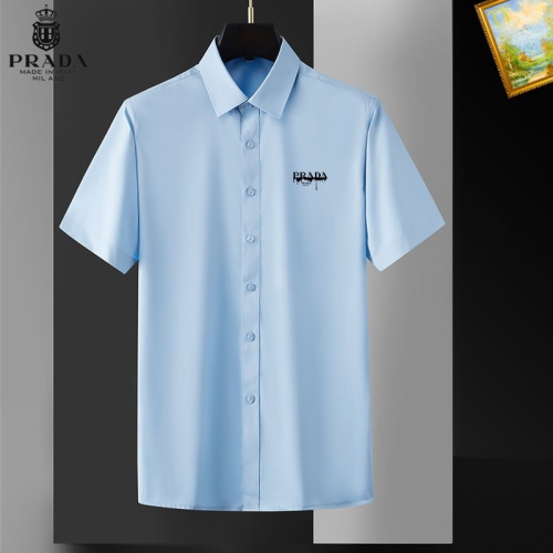 Prada Shirts Short Sleeved For Men #1069363 $38.00 USD, Wholesale Replica Prada Shirts