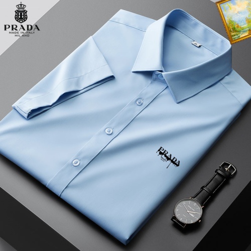 Replica Prada Shirts Short Sleeved For Men #1069363 $38.00 USD for Wholesale