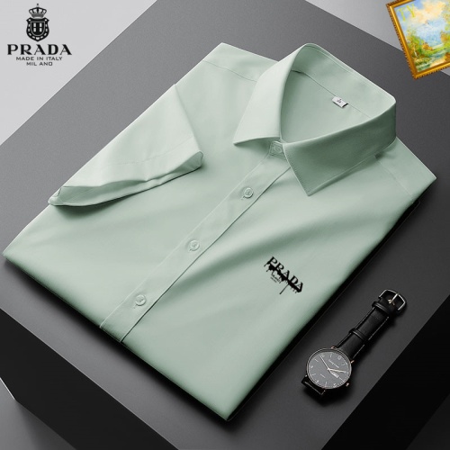 Prada Shirts Short Sleeved For Men #1069364 $38.00 USD, Wholesale Replica Prada Shirts