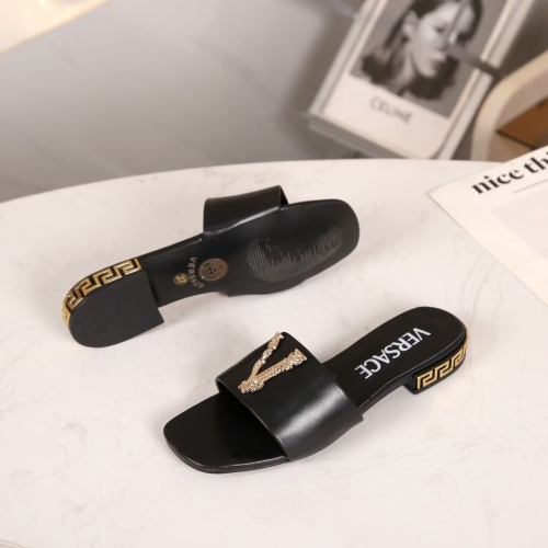 Replica Versace Slippers For Women #1069595 $76.00 USD for Wholesale