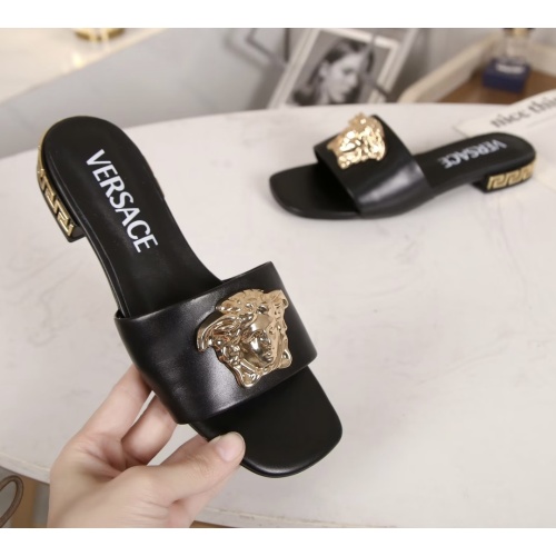 Replica Versace Slippers For Women #1069597 $76.00 USD for Wholesale