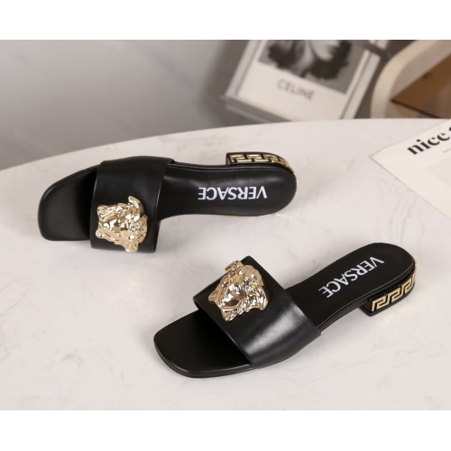 Replica Versace Slippers For Women #1069597 $76.00 USD for Wholesale