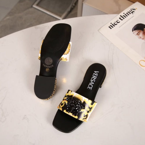 Replica Versace Slippers For Women #1069598 $76.00 USD for Wholesale